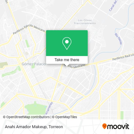 Mapa de Anahi Amador Makeup