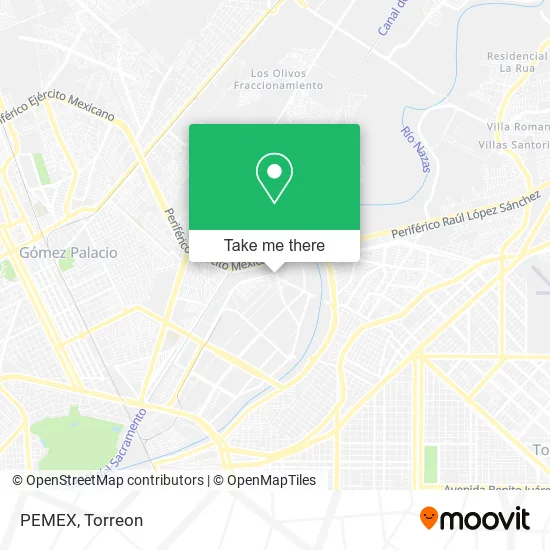 PEMEX map