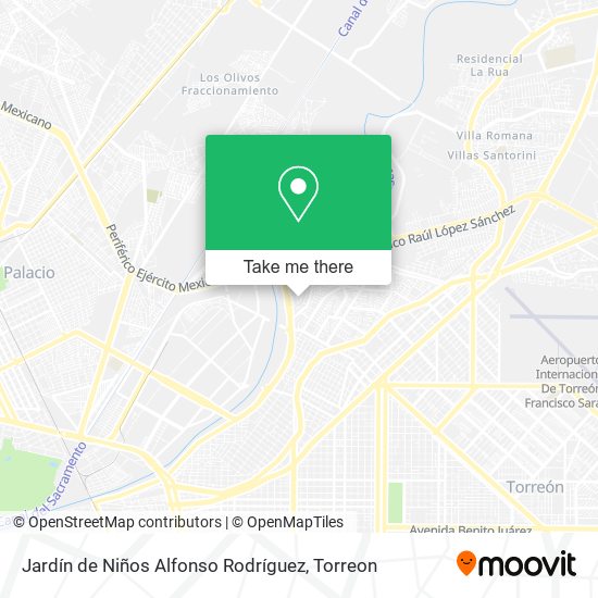 Jardín de Niños Alfonso Rodríguez map