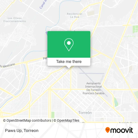 Paws Up map