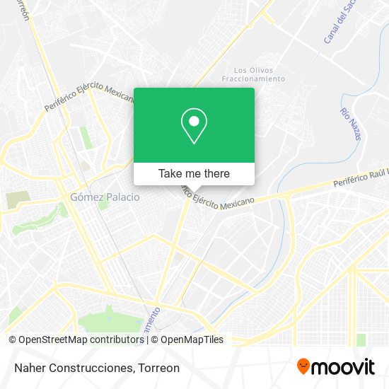 Mapa de Naher Construcciones
