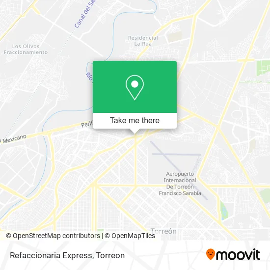 Refaccionaria Express map