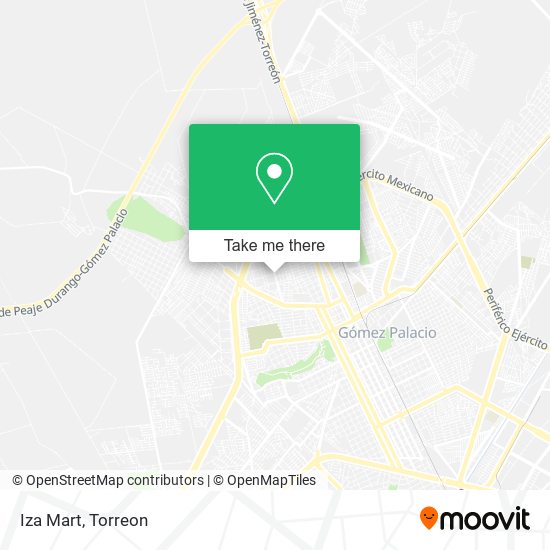 Iza Mart map