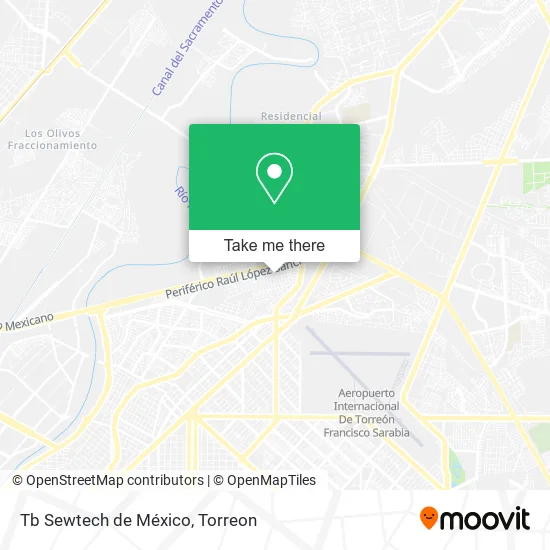 Tb Sewtech de México map