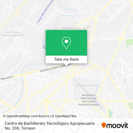 Centro de Bachillerato Tecnológico Agropecuario No. 206 map