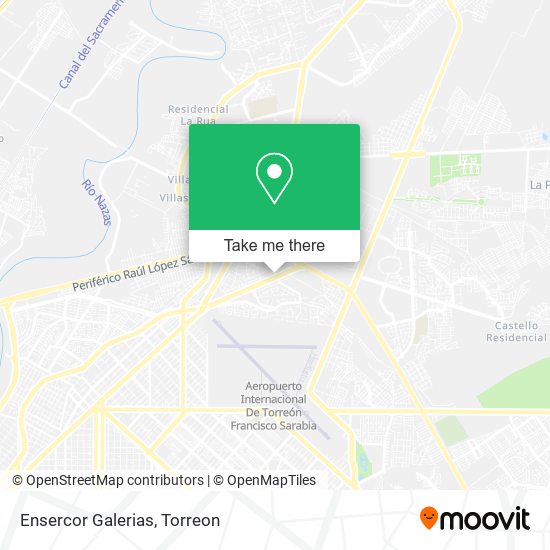 Mapa de Ensercor Galerias