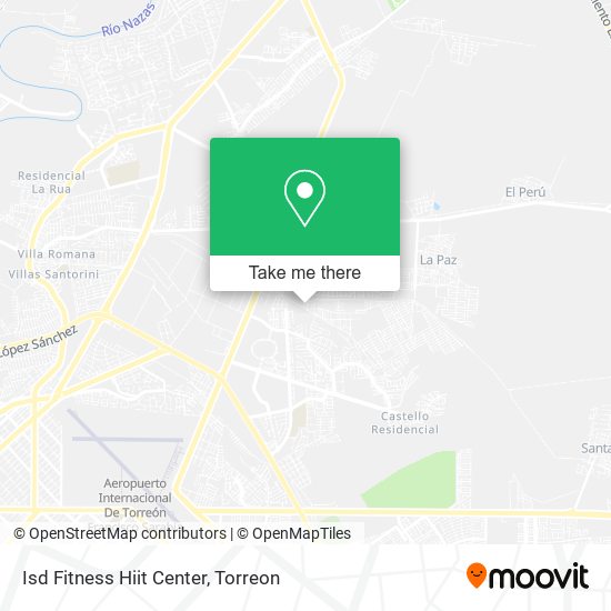 Mapa de Isd Fitness Hiit Center