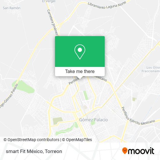 Mapa de smart Fit México