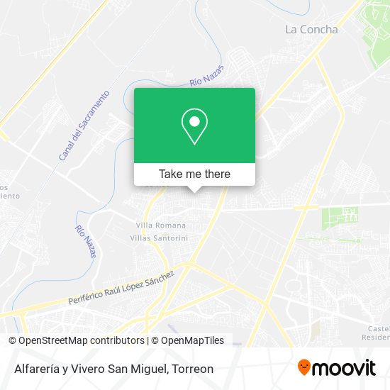 Alfarería y Vivero San Miguel map