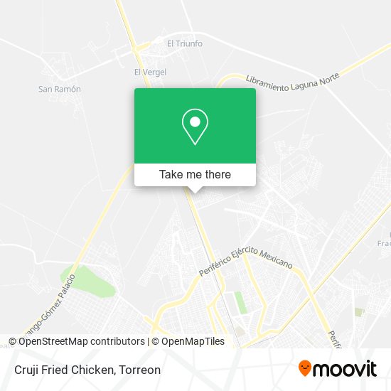 Cruji Fried Chicken map