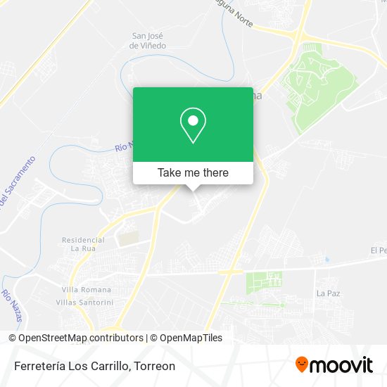 Ferretería Los Carrillo map