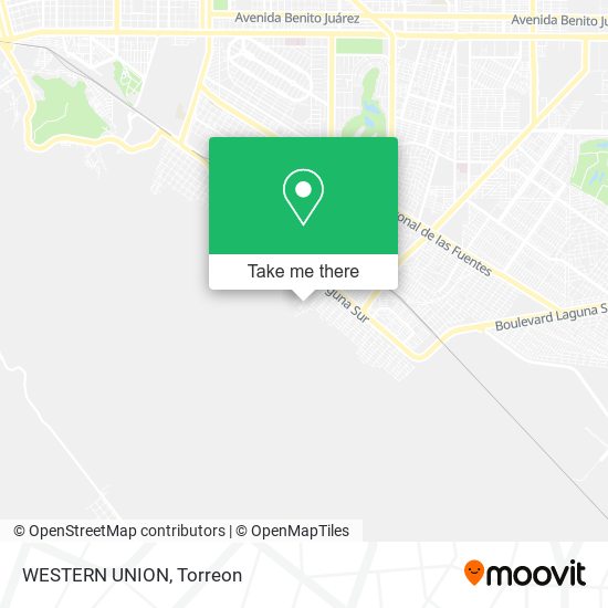 WESTERN UNION map