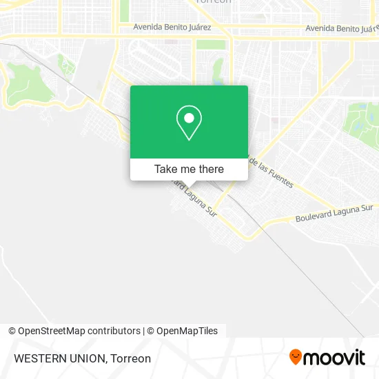 WESTERN UNION map