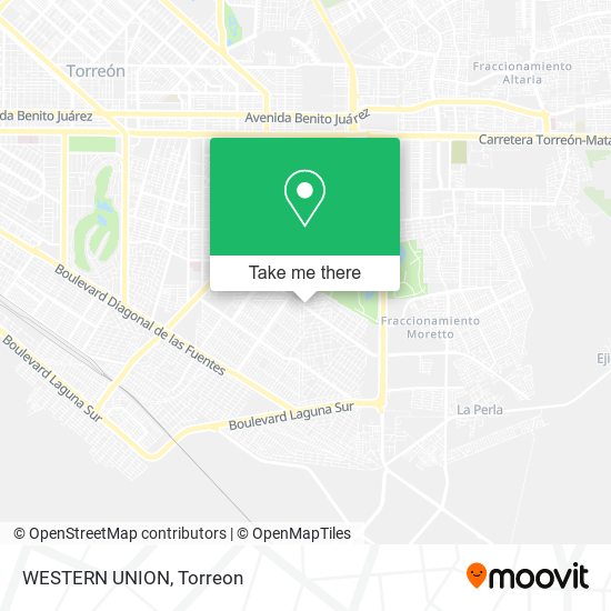 Mapa de WESTERN UNION