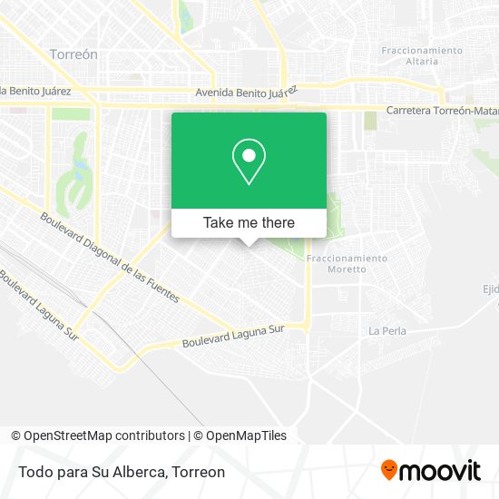 Todo para Su Alberca map