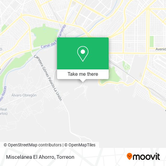 Mapa de Miscelánea El Ahorro