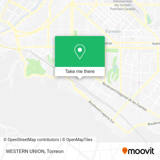 WESTERN UNION map