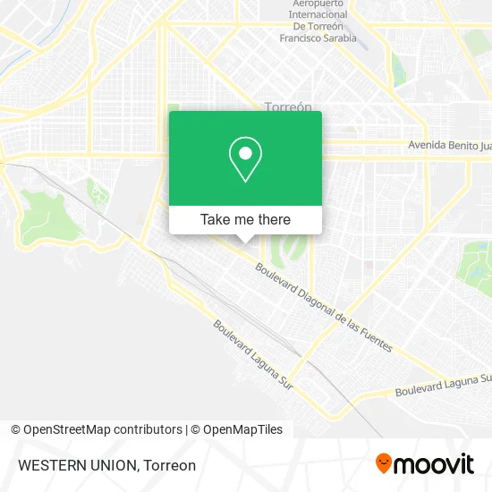 WESTERN UNION map