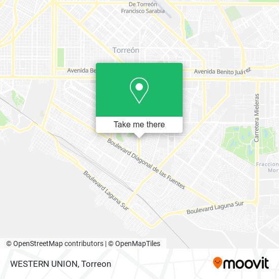 Mapa de WESTERN UNION