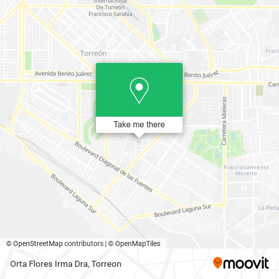 Mapa de Orta Flores Irma Dra