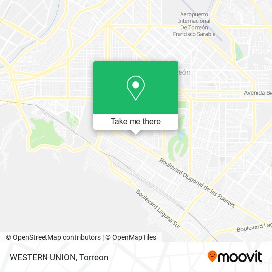 WESTERN UNION map