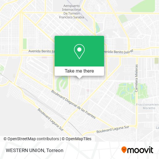 WESTERN UNION map