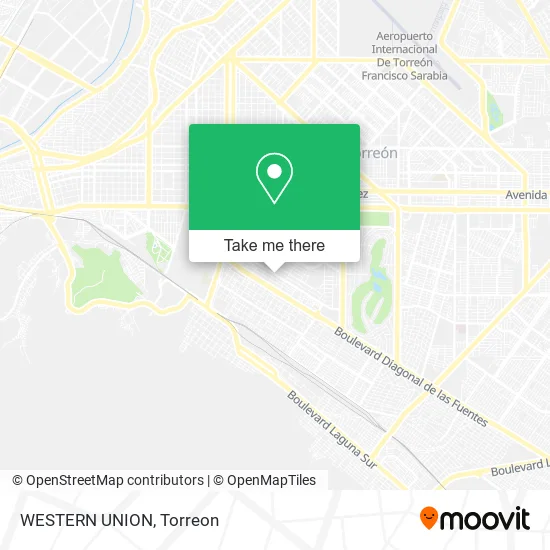 WESTERN UNION map