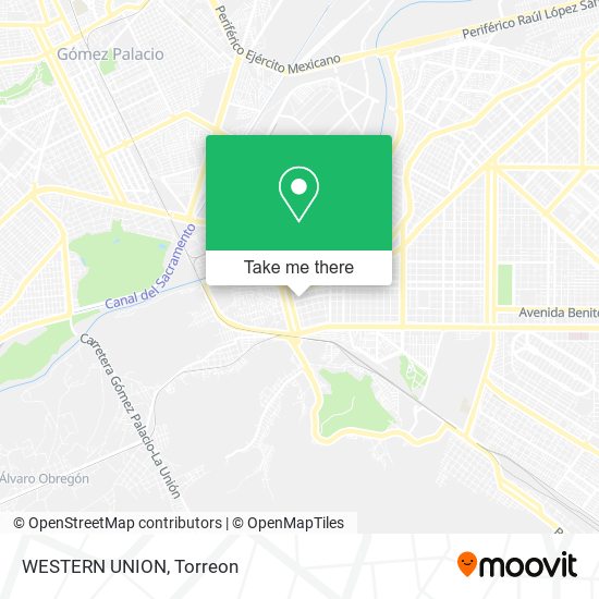 Mapa de WESTERN UNION