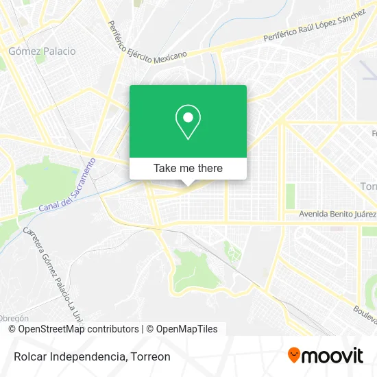 Rolcar Independencia map