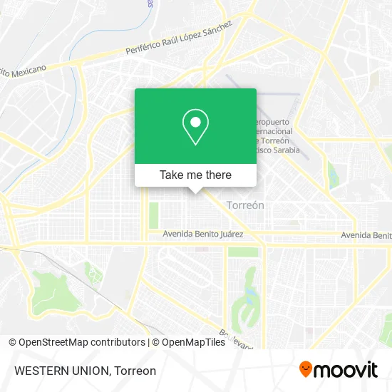 WESTERN UNION map