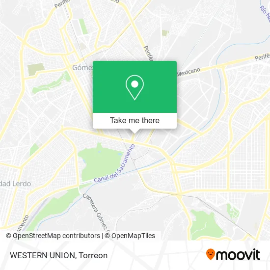 WESTERN UNION map