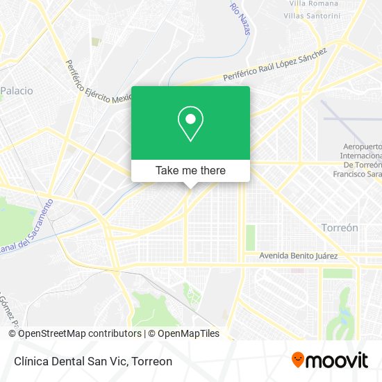 Clínica Dental San Vic map