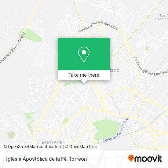 Iglesia Apostólica de la Fé map