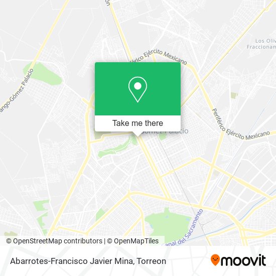 Abarrotes-Francisco Javier Mina map