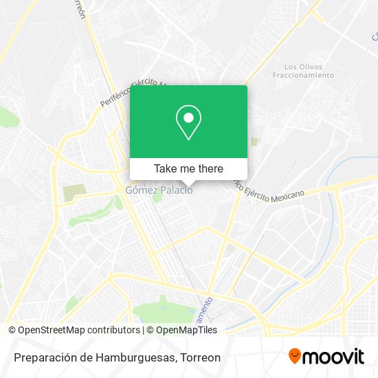 Preparación de Hamburguesas map