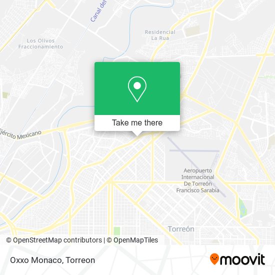 Oxxo Monaco map