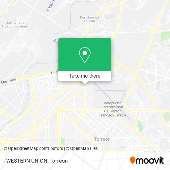 Mapa de WESTERN UNION