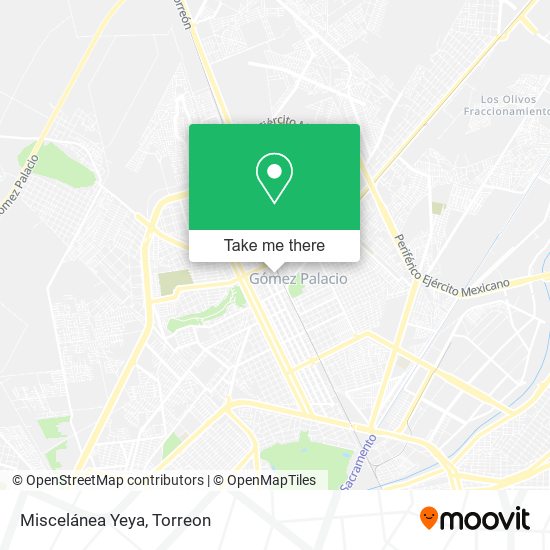 Mapa de Miscelánea Yeya