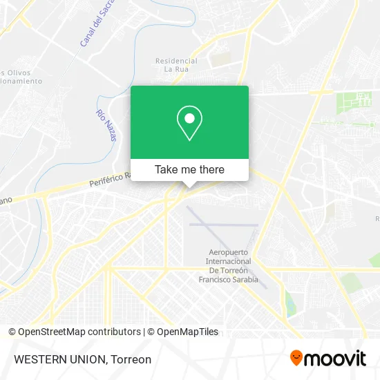 WESTERN UNION map