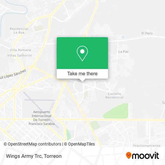 Mapa de Wings Army Trc