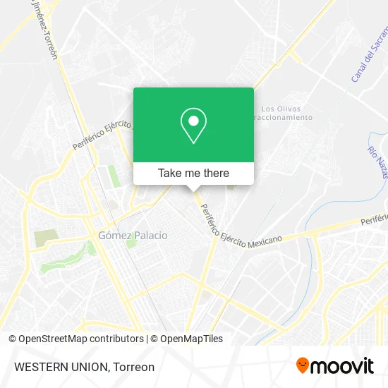 WESTERN UNION map