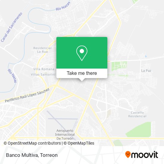 Banco Multiva map