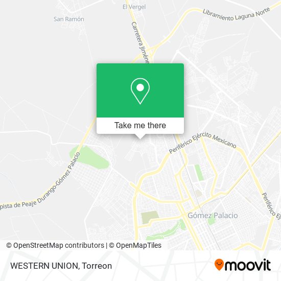 WESTERN UNION map