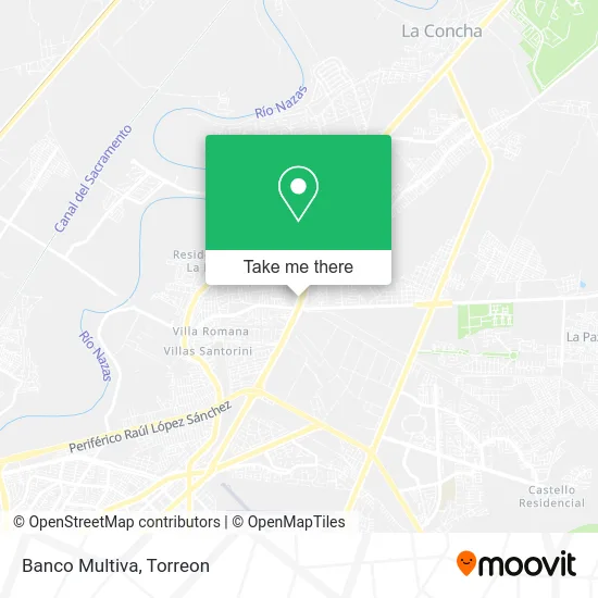 Banco Multiva map