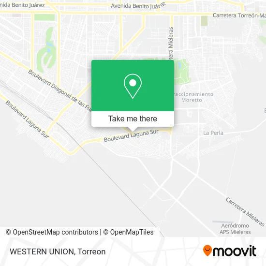 WESTERN UNION map