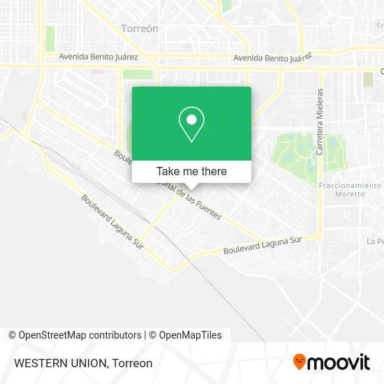 WESTERN UNION map