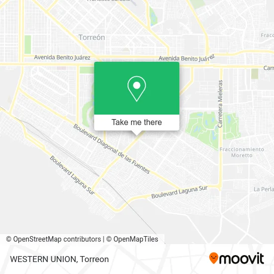 WESTERN UNION map