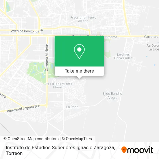 Instituto de Estudios Superiores Ignacio Zaragoza map