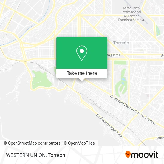 WESTERN UNION map