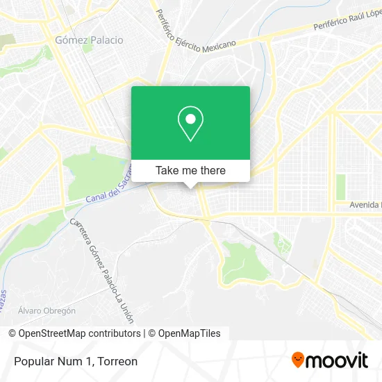 Mapa de Popular Num 1